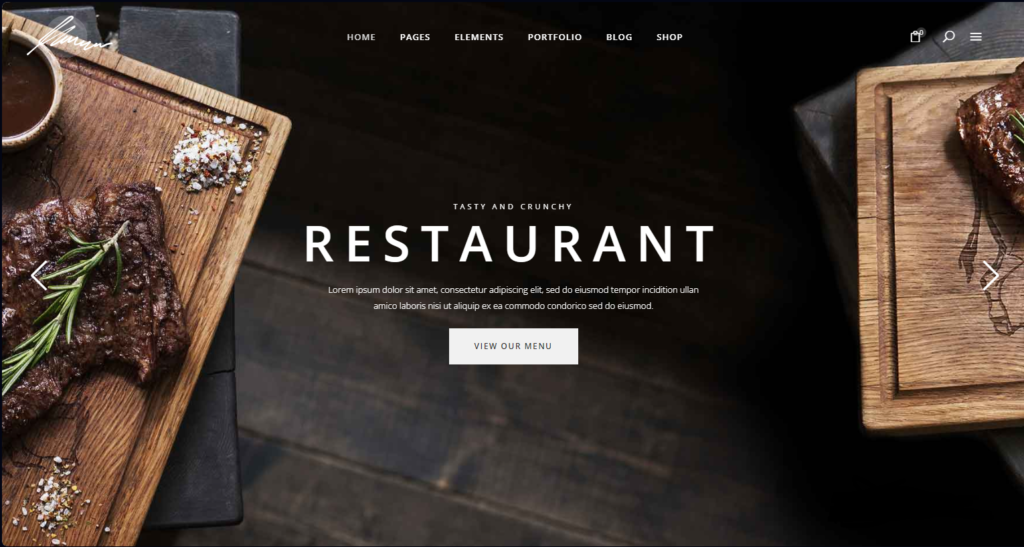 WordPress Themes for Restaurant