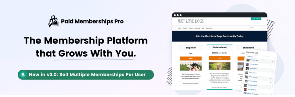 WordPress Membership site